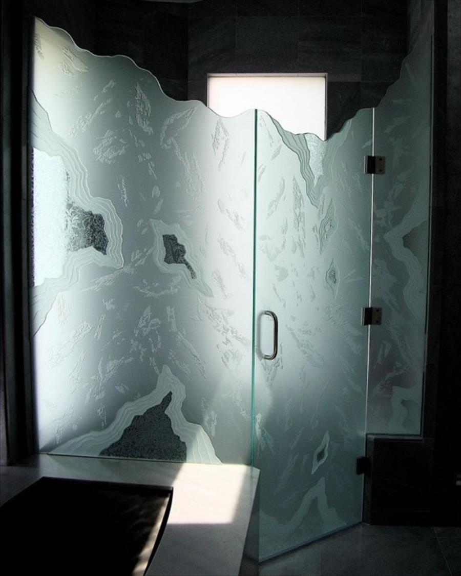 تصميمات مدهشة لكبائن الاستحمام الزجاجية