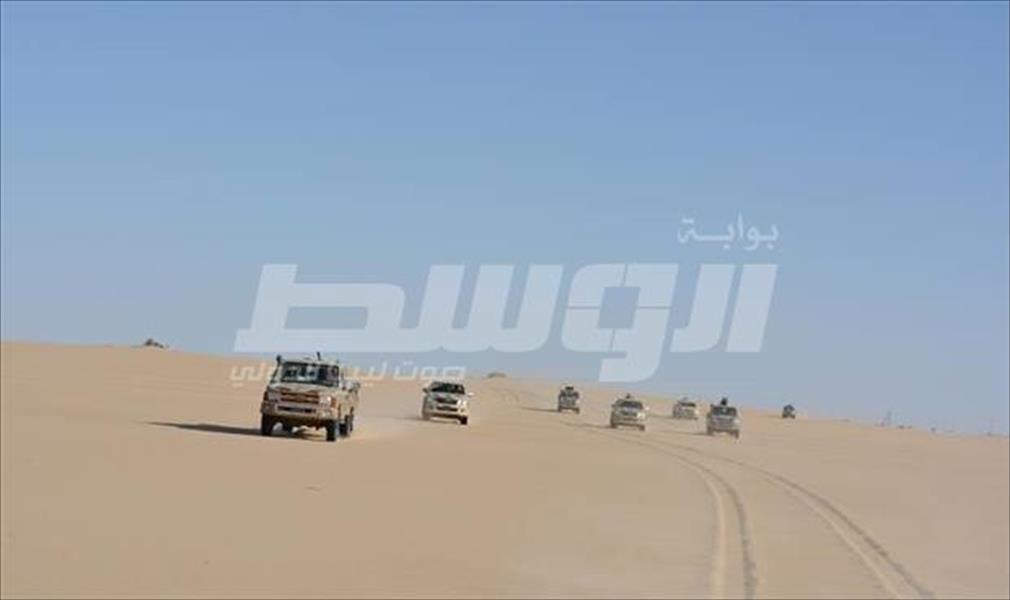 قوة من الجيش الليبي تتعقب المجموعات المسلحة خارج الكفرة