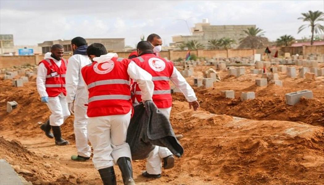 دفن 54 جثة مجهولة الهوية بمقبرة بودزيرة شرق بنغازي