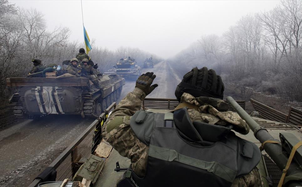 بالصور: الساعات الأخيرة قبل وقف إطلاق النار في أوكرانيا