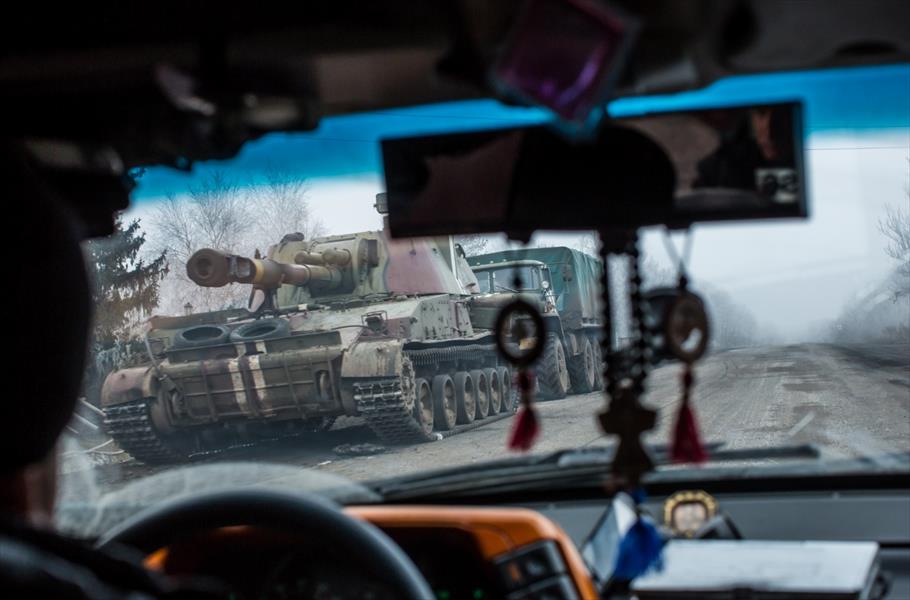 بالصور: الساعات الأخيرة قبل وقف إطلاق النار في أوكرانيا