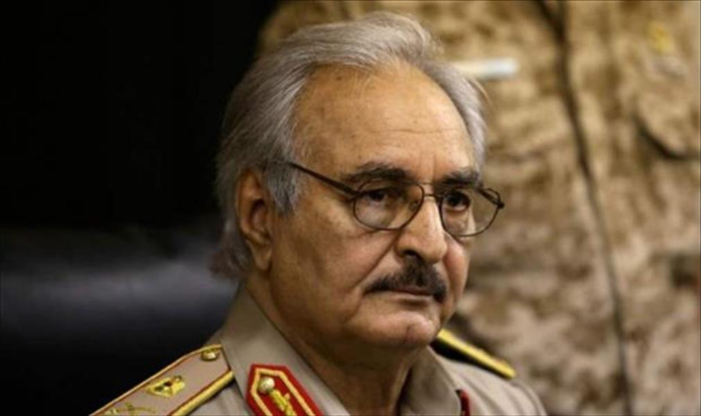 حفتر يدعو مجددًا إلى رفع الحظر عن تسليح الجيش الليبي
