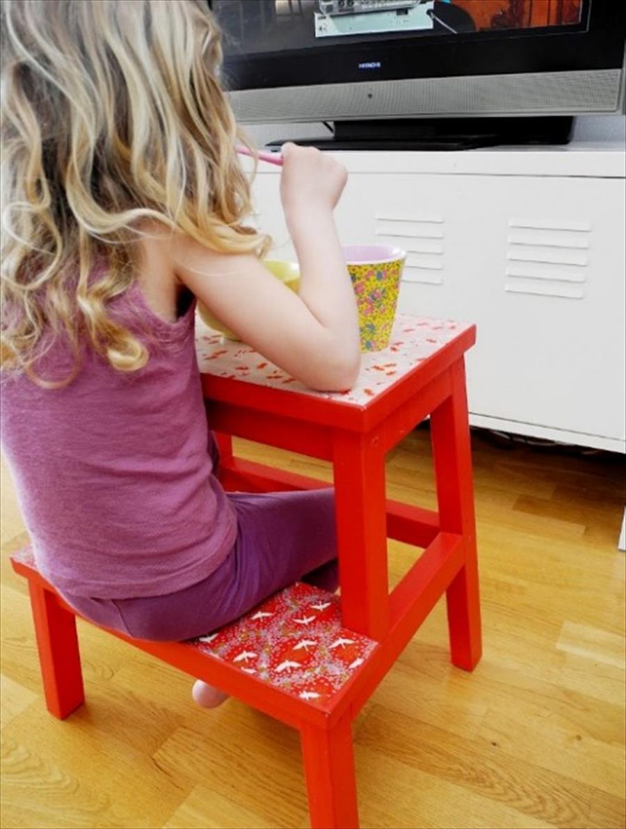 أشكال مبتكرة لمقاعد وطاولات طعام الأطفال