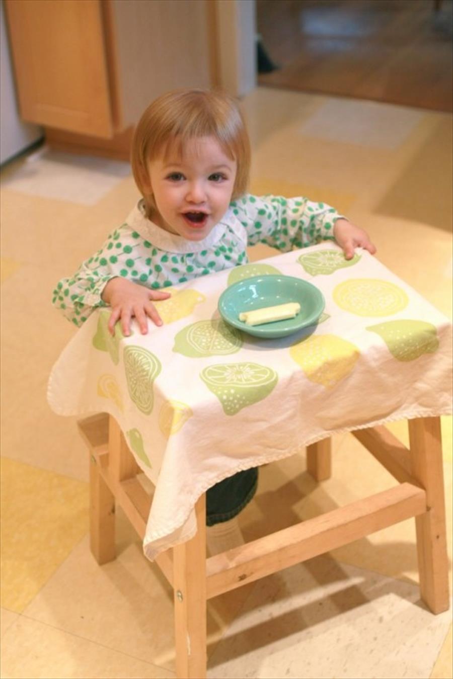 أشكال مبتكرة لمقاعد وطاولات طعام الأطفال