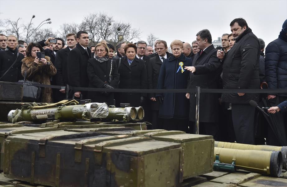 أوكرانيا: لن نسحب الأسلحة مع استمرار هجمات الانفصاليين