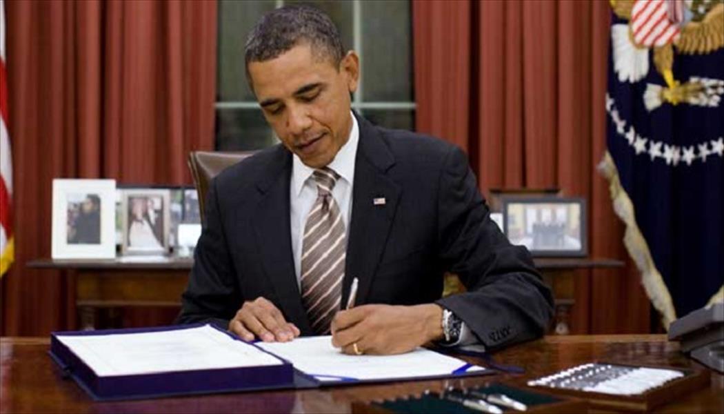 أوباما يوقع مشروع قانون لتمويل وزارة الأمن الداخلي لمدة أسبوع