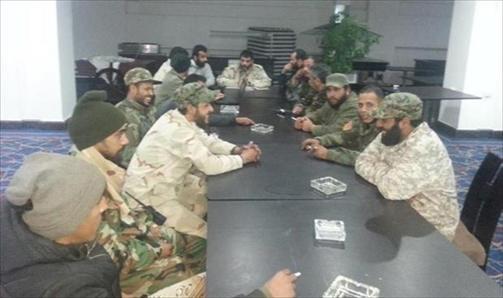 الزهاوي يجتمع بقادة مجموعات كتيبة شُهداء الزاوية في بنغازي
