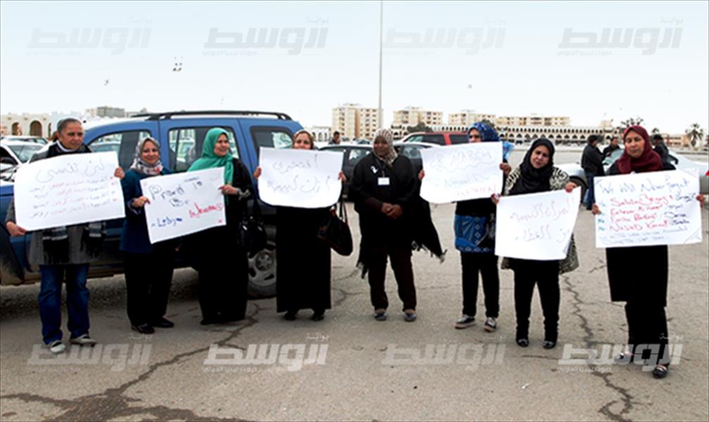 بالصور: نساء بنغازي يُحيين اليوم العالمي للمرأة
