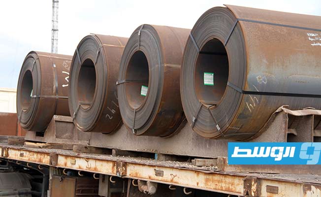 «الحديد والصلب» تصدر 5800 طن من اللفات المدرفلة إلى مصر