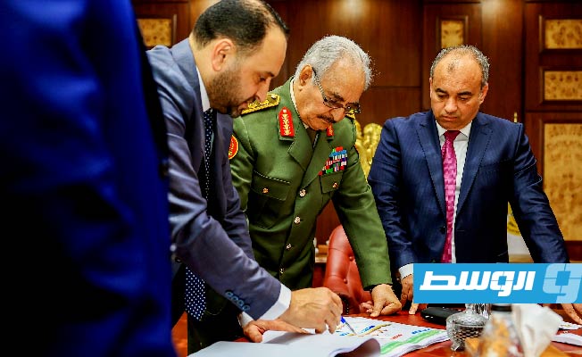 Haftar meets with Reconstruction and Stability Committee for Benghazi and Derna