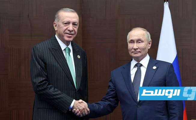 إردوغان يأمر الحكومة التركية ببدء العمل على «مركز للغاز» اقترحه بوتين