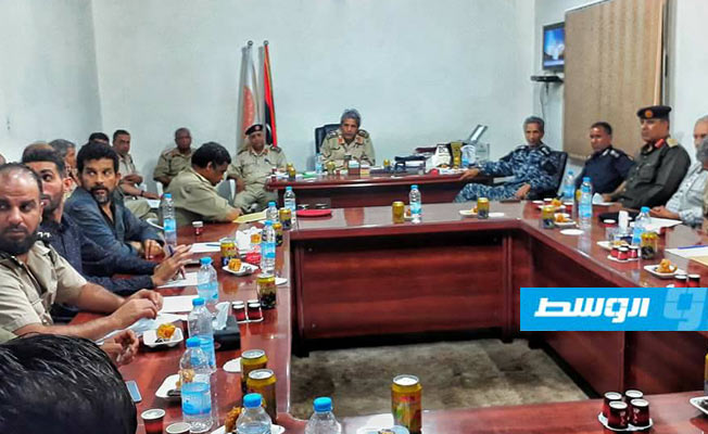 الاجتماع الأول للغرفة المشتركة بمنطقة الخليج العسكرية. (الإنترنت)