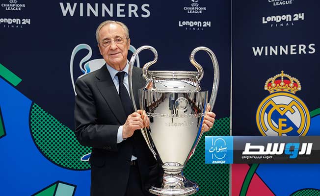 بيريز: هناك «قصة حب» بين ريال مدريد ودوري أبطال أوروبا