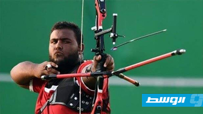 الرامي الليبي المجريسي يحتل المركز الـ24 في قوس الألعاب الأفريقية