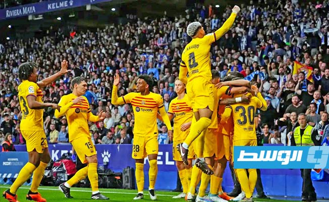 برشلونة بطلا للدوري الإسباني للمرة 27 في تاريخه