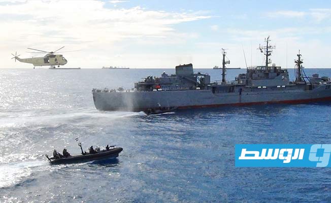 بالصور: مناورة بحرية «مصرية - روسية» بالبحر المتوسط