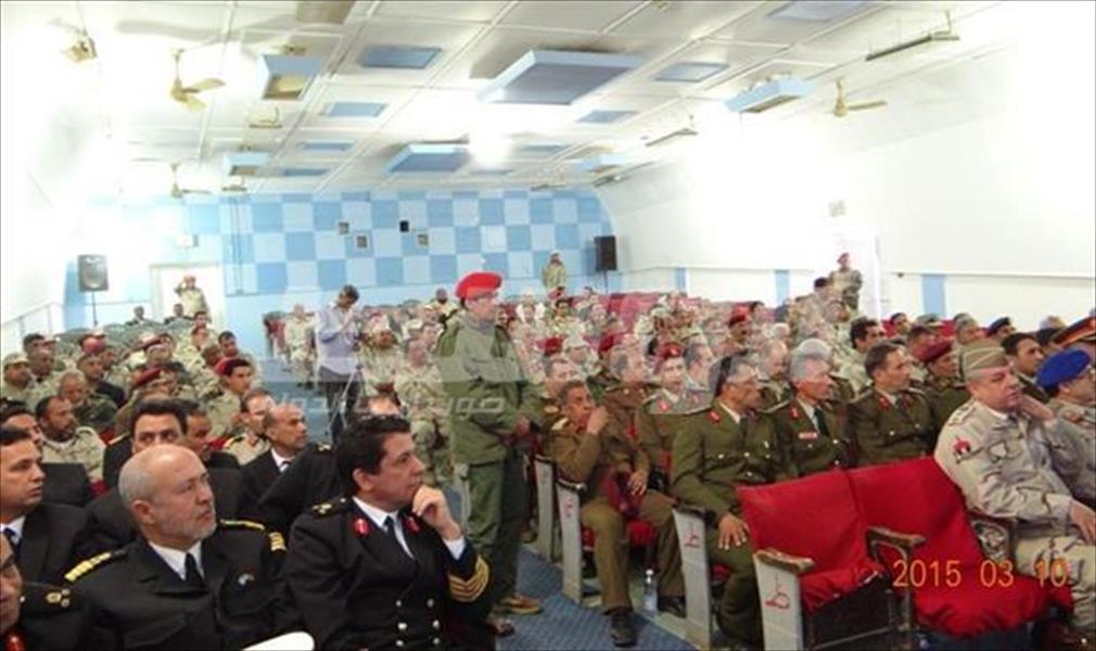 الجيش الليبي يحتفل بالقائد العام في طبرق