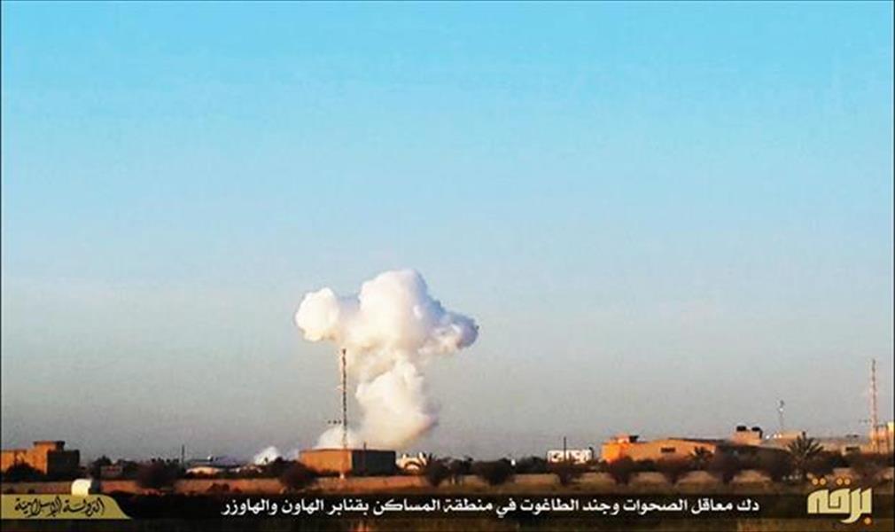 بالصور: «داعش» يقصف حي المساكن في بنغازي بقذائف «هاوتزر»