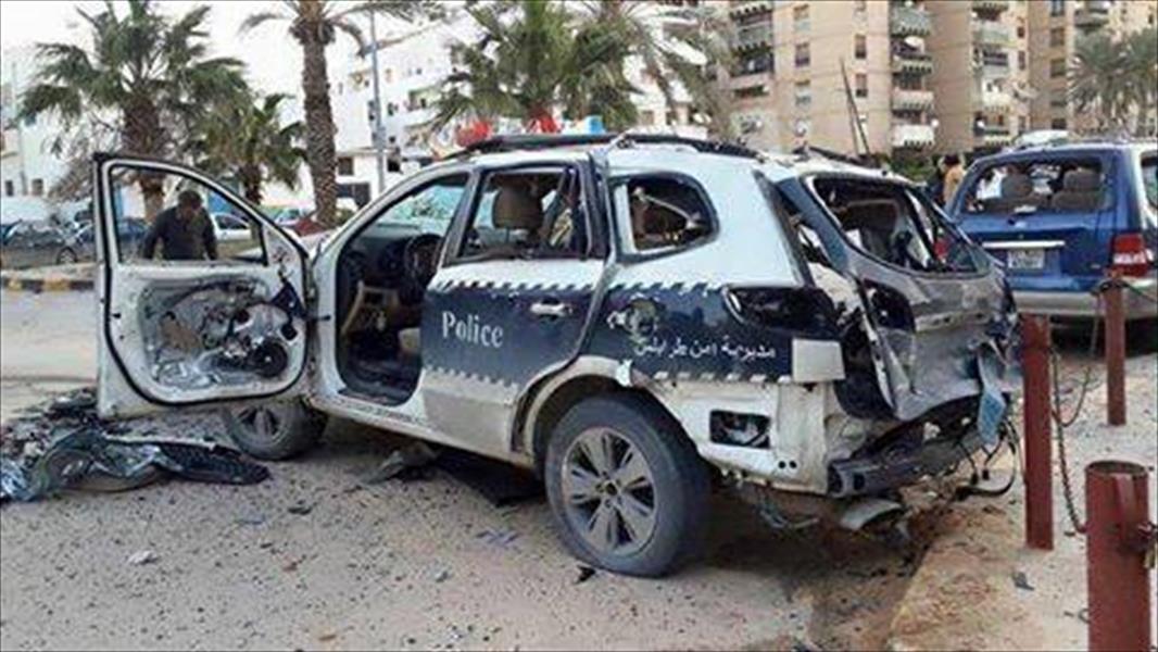 بالصور:إصابة شرطي جراء استهداف مركز زاوية الدهماني في طرابلس 