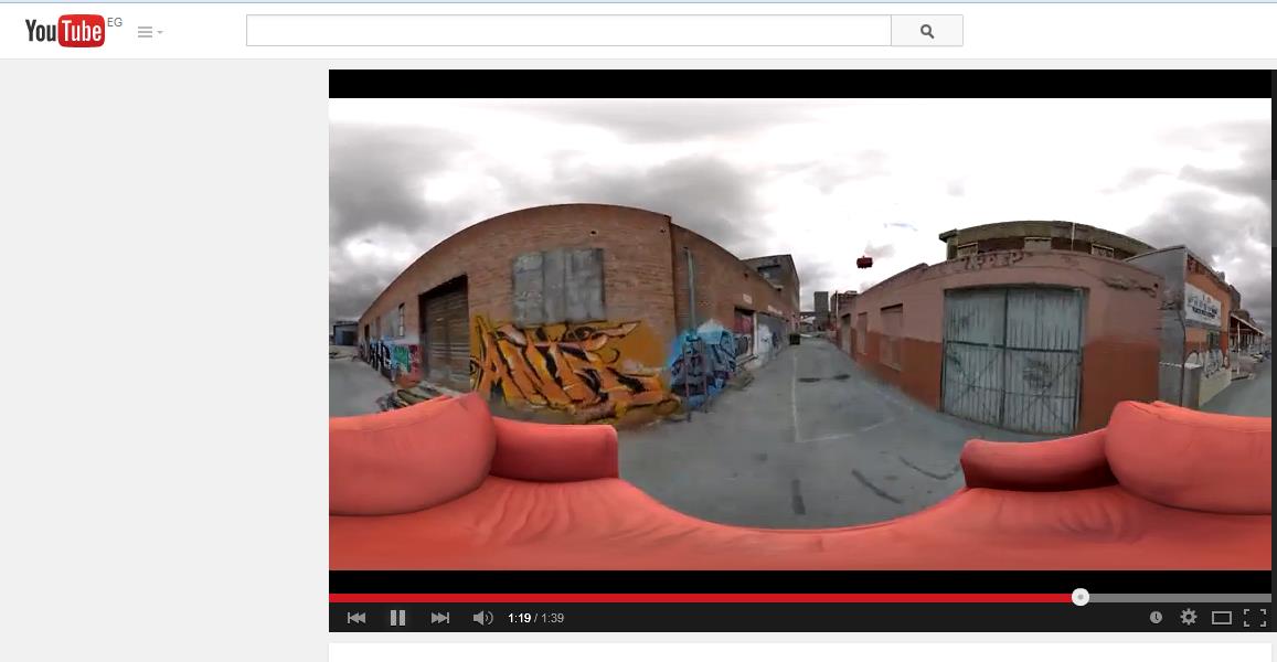 «يوتيوب» يطلق إمكانية مشاهدة المقاطع بزوايا 360 درجة