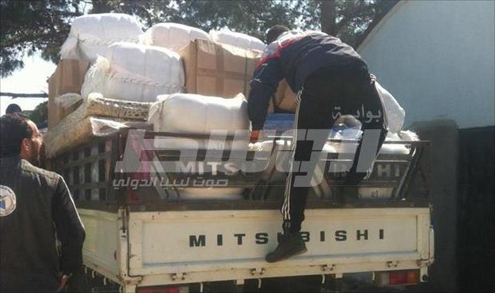 «الليبية للإغاثة» تقدم مساعدات لجهاز الهجرة غير الشرعية