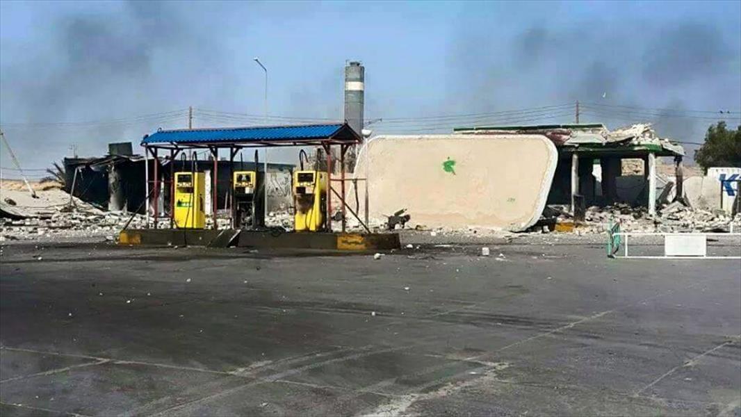 جريمة قتل وراء حرق وتفجير محطة وقود بين إجدابيا والبريقة