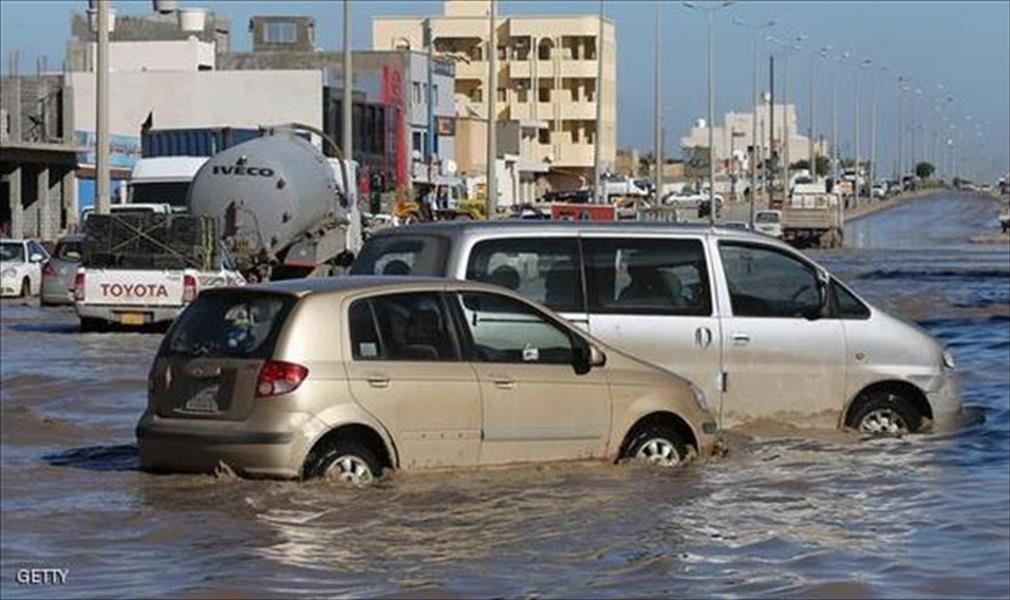 أمطار غزيرة مصحوبة بسحب رعدية على غرب ليبيا الخميس