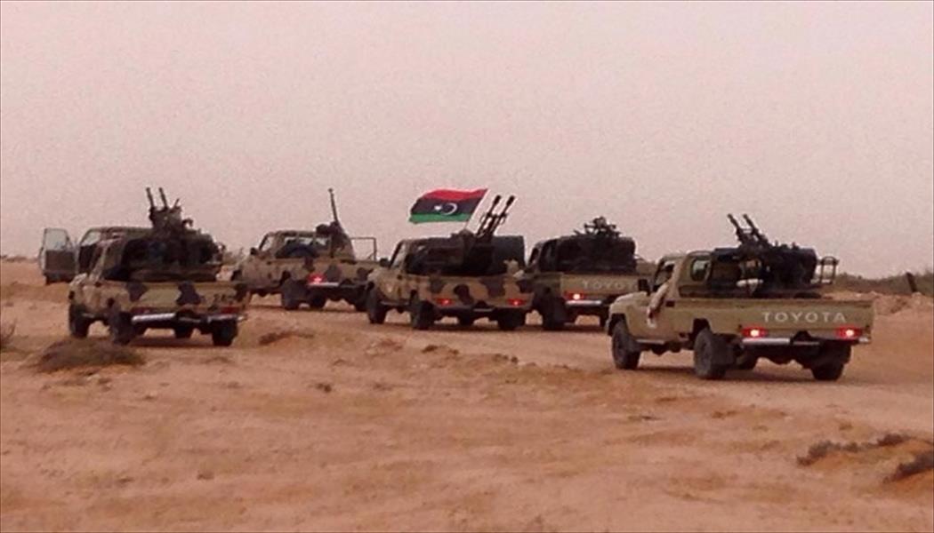الكتيبة 166 تقصف مواقع «داعش» في سرت