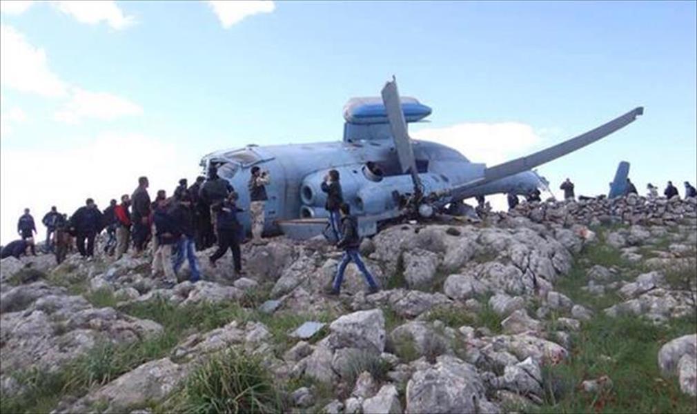 فيديو: سقوط طائرة للجيش السوري في إدلب