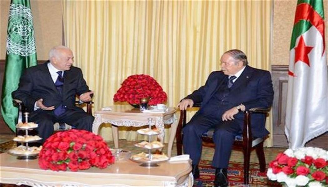 العربي يبحث في الجزائر سبل دفع الحوار الليبي في القمة العربية