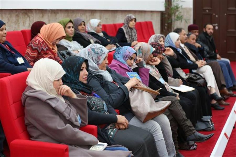بالصور: وفد مجلس حرائر ليبيا يلتقي «التأسيسة» في البيضاء