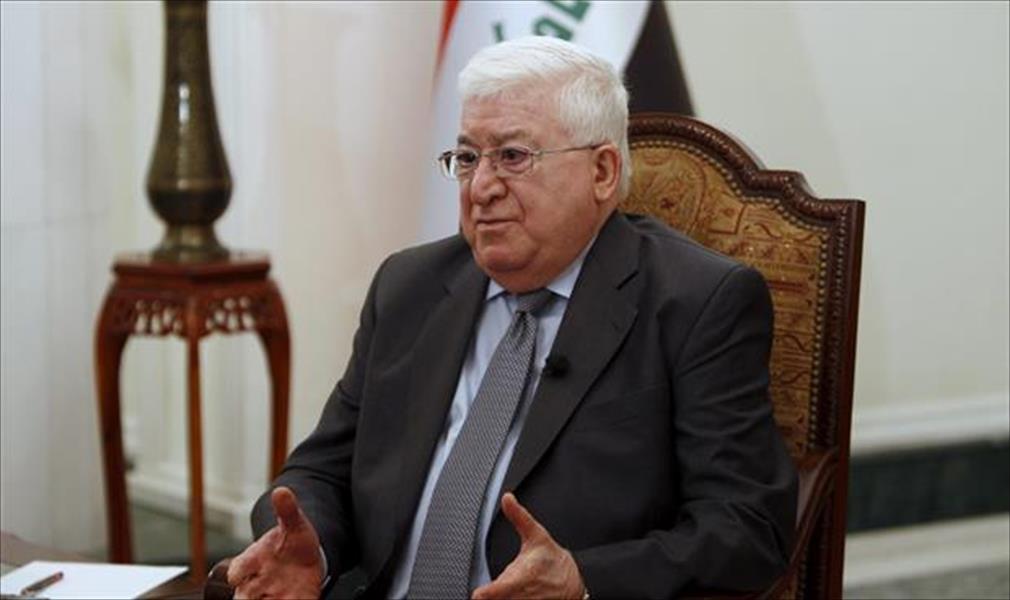رئيس العراق يتوقع ضربات جوية ضد «داعش»