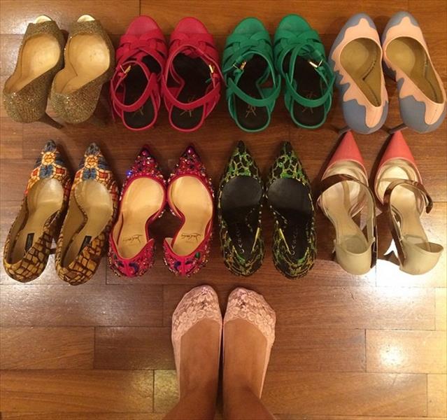 ميريام فارس تحصد 30 ألف «لايك‎» بحذائها (صورة)