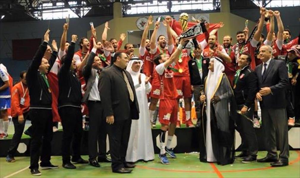 النجم الساحلي بطل كأس العرب في كرة اليد