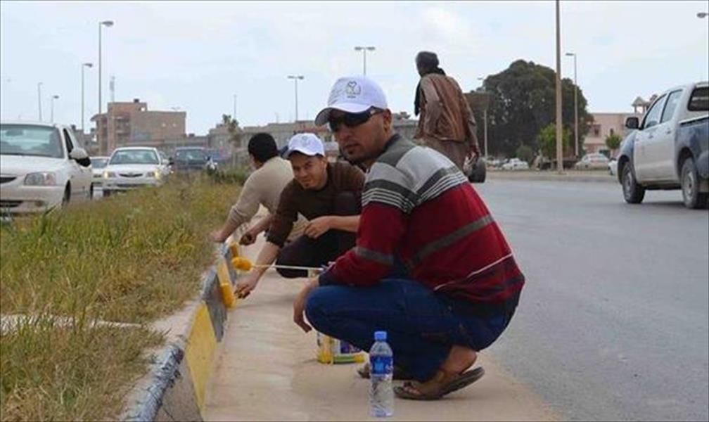 حملة لتنظيف شوارع طبرق