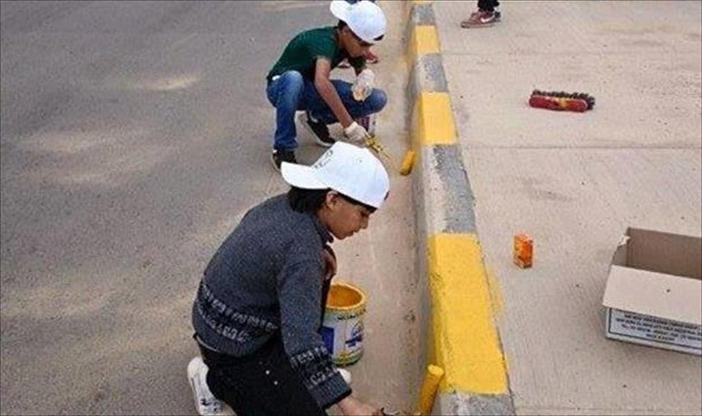حملة لتنظيف شوارع طبرق