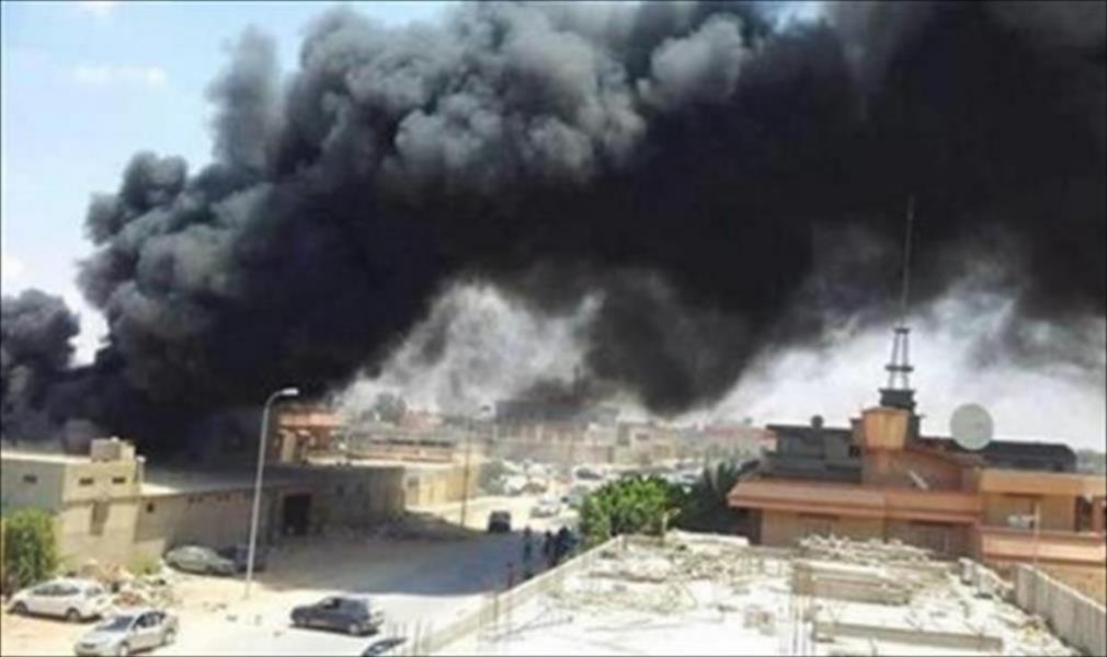 قصف ليلي جنوب غرب العاصمة طرابلس