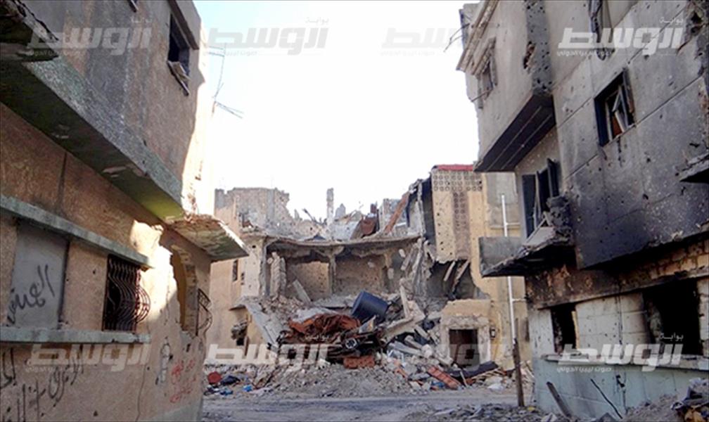 بالصور: «بوابة الوسط» تدخل حي الصابري وترصد مظاهر الدمار