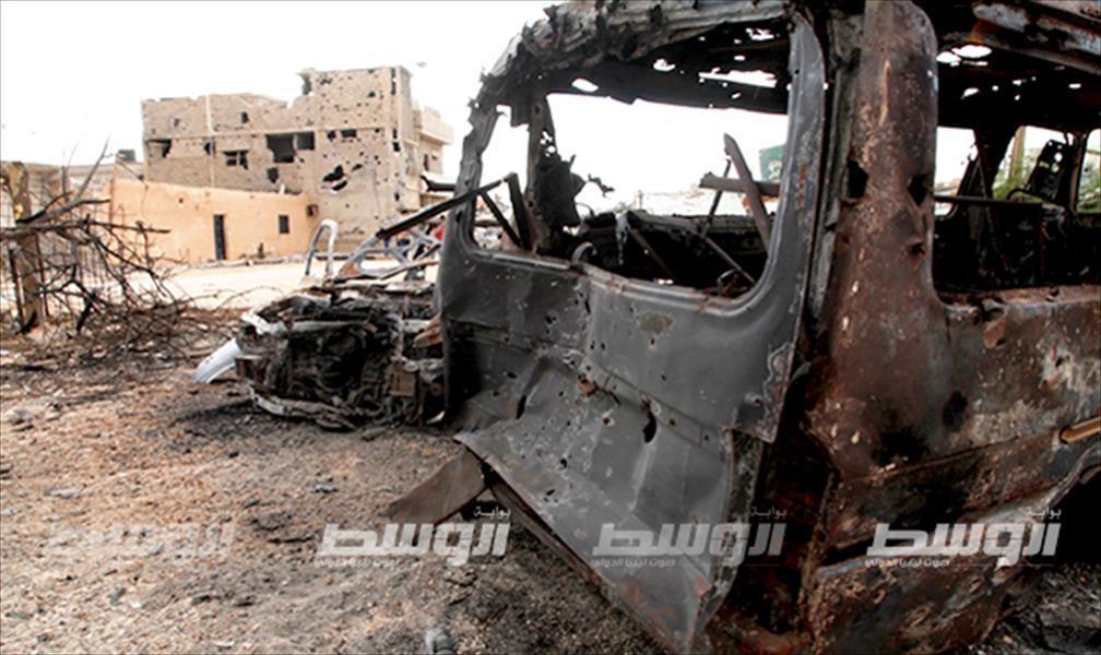 سقوط 15 قذيفة هاون على منطقة بنينا شرق بنغازي