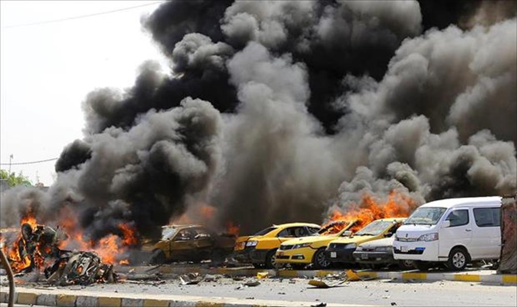 15 قتيلاً في انفجار خمس سيارات ببغداد