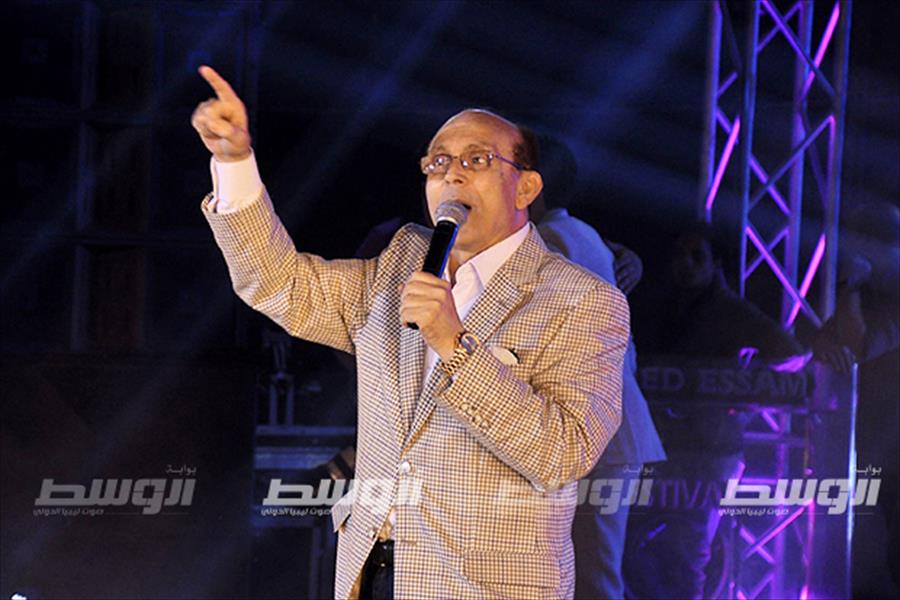 بالصور: نانسي وحماقي في ستاد القاهرة لتكريم محمد صبحي