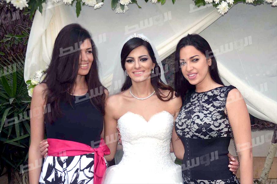 بالصور: متعب ويارا نعوم في حفل زفاف ملكة جمال مصر