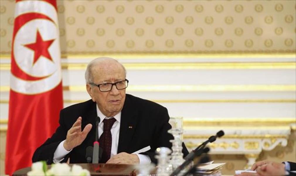 السبسي: تونس بصدد الإعداد لمبادرة سياسية لحل الأزمة الليبية