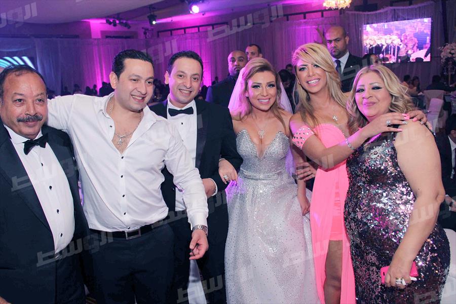 بالصور: حماقي وصوفيا في حفل زفاف باسم وماري