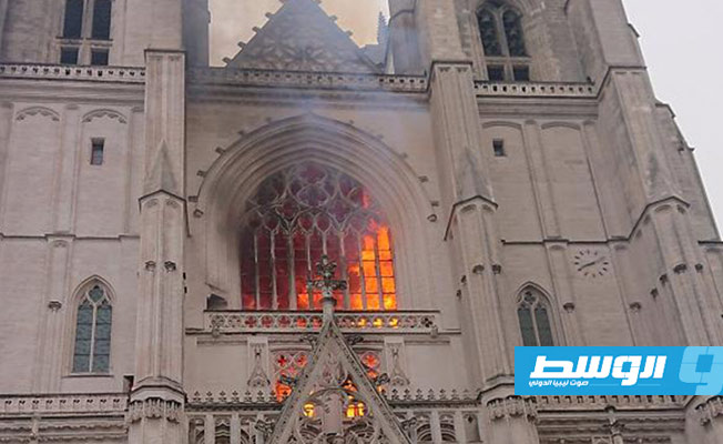 الإفراج عن رجل بعد استجوابه بشأن حريق كاتدرائية نانت