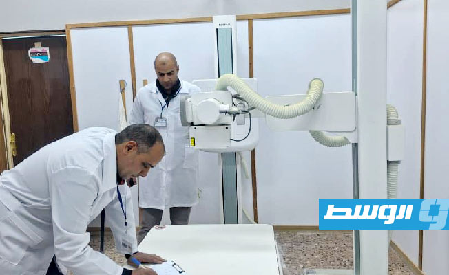 معدات وأجهزة أشعة لمستشفيات بالمنطقة الجنوبية، 21 يناير 2023. (وزارة الصحة بحكومة الدبيبة)
