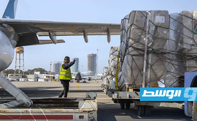 إرسال الشحنة السادسة من المساعدات الليبية إلى ضحايا الزلزال في سورية وتركيا