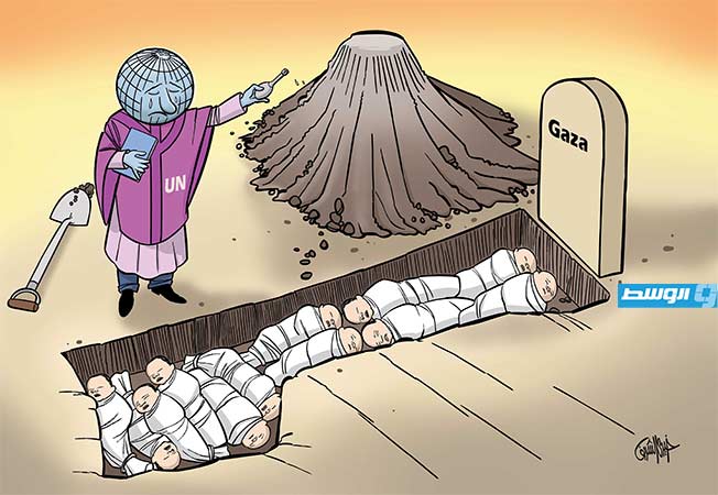 كاريكاتير خيري - «إسرائيل» تقتل طفلا فلسطينيا كل 10 دقائق في غزة