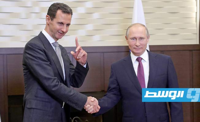 بدء لقاء بوتين مع الأسد في موسكو