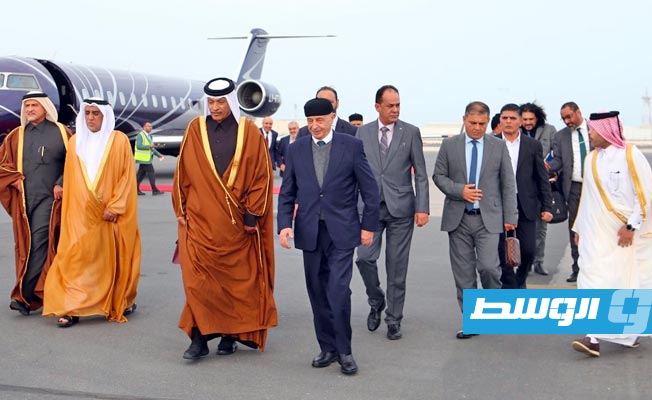 Aguila Saleh arrives in Doha at the invitation of Qatar's Shura Council